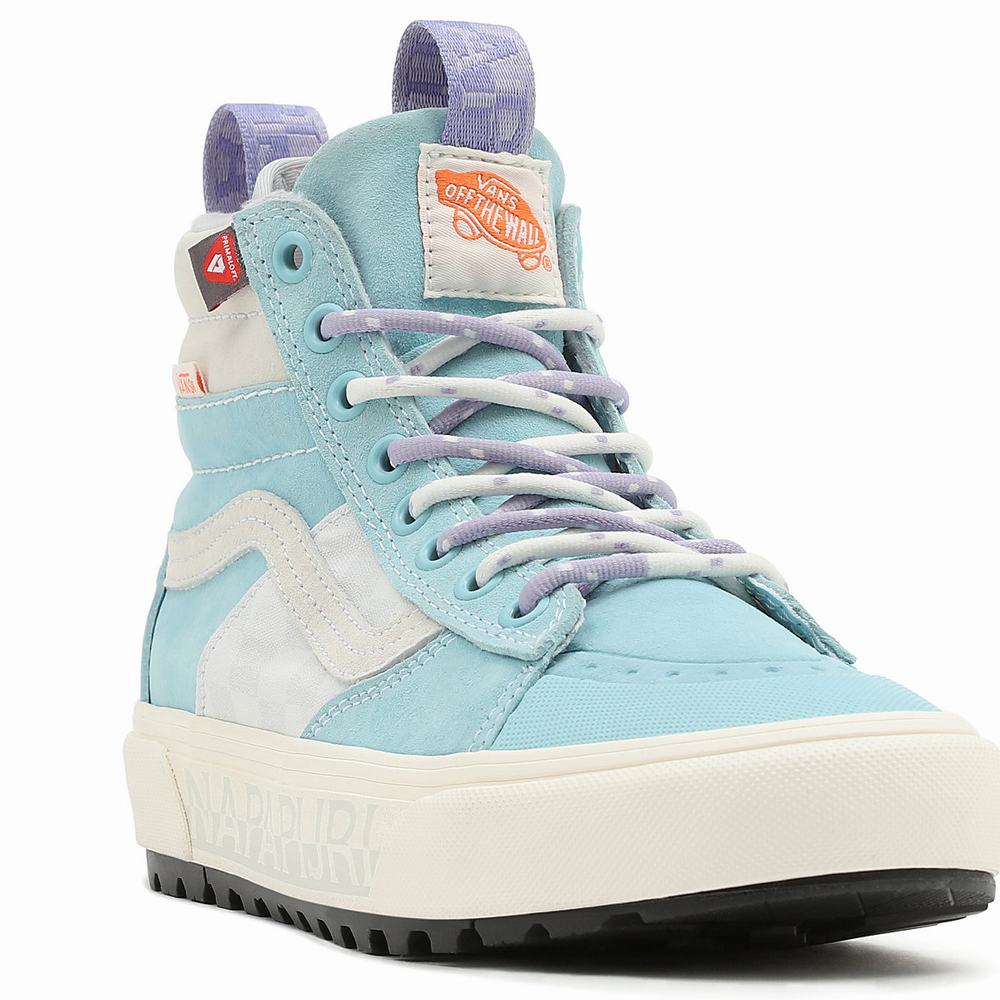 Tenis Botas Vans X Napapijri Sk8-Hi MTE-2 Mujer Azules | FTC642987