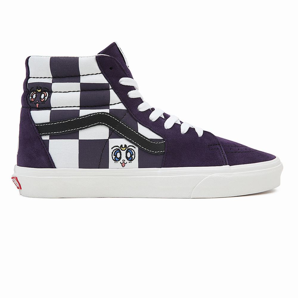 Tenis Botas Vans X Pretty Guardian Sailor Moon Sk8-Hi Hombre Blancas/Moradas | CFM105924