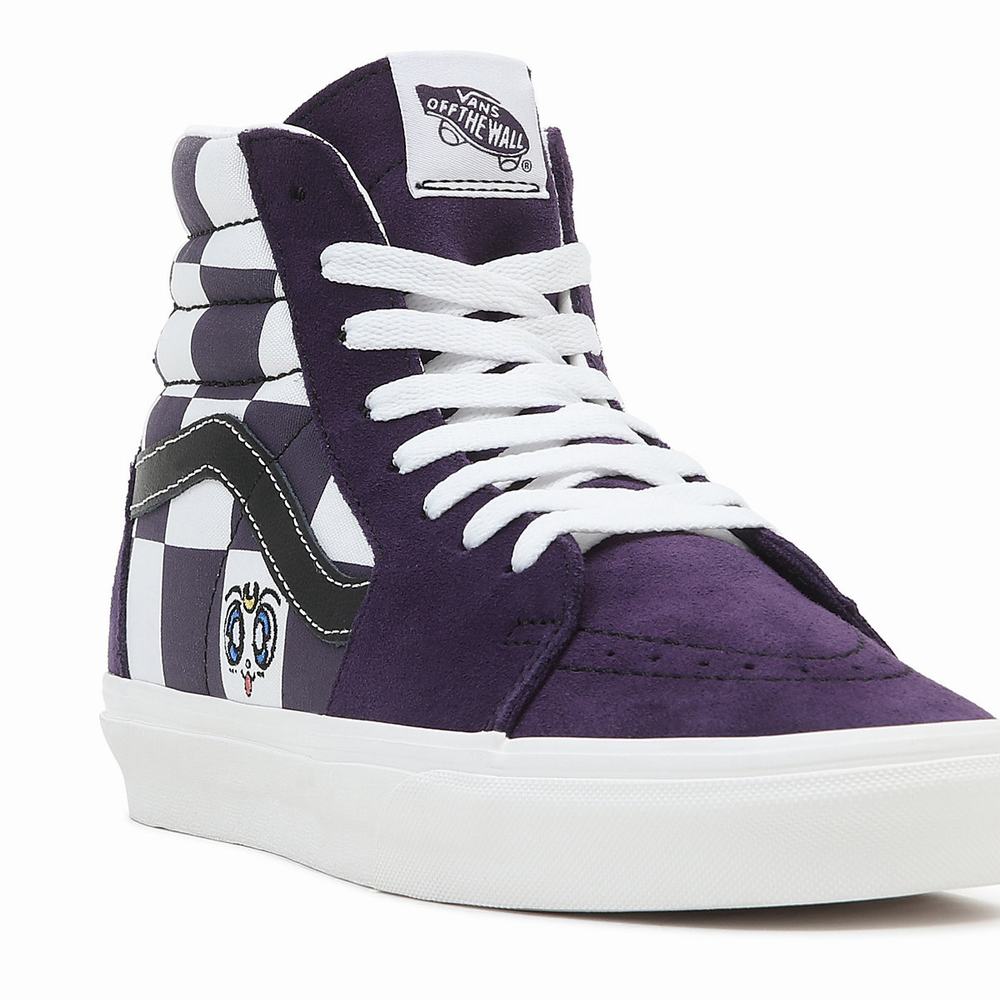 Tenis Botas Vans X Pretty Guardian Sailor Moon Sk8-Hi Mujer Blancas/Moradas | NCJ405862