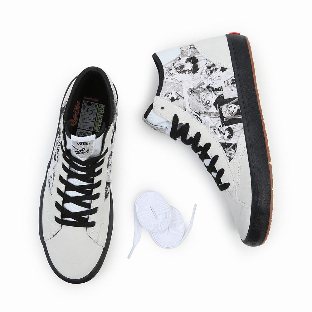 Tenis Botas Vans X Pretty Guardian Sailor Moon The Lizzie Hombre Blancas | SXD107584