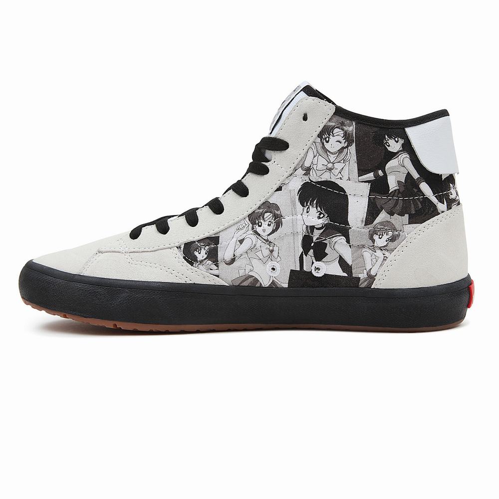 Tenis Botas Vans X Pretty Guardian Sailor Moon The Lizzie Hombre Blancas | SXD107584