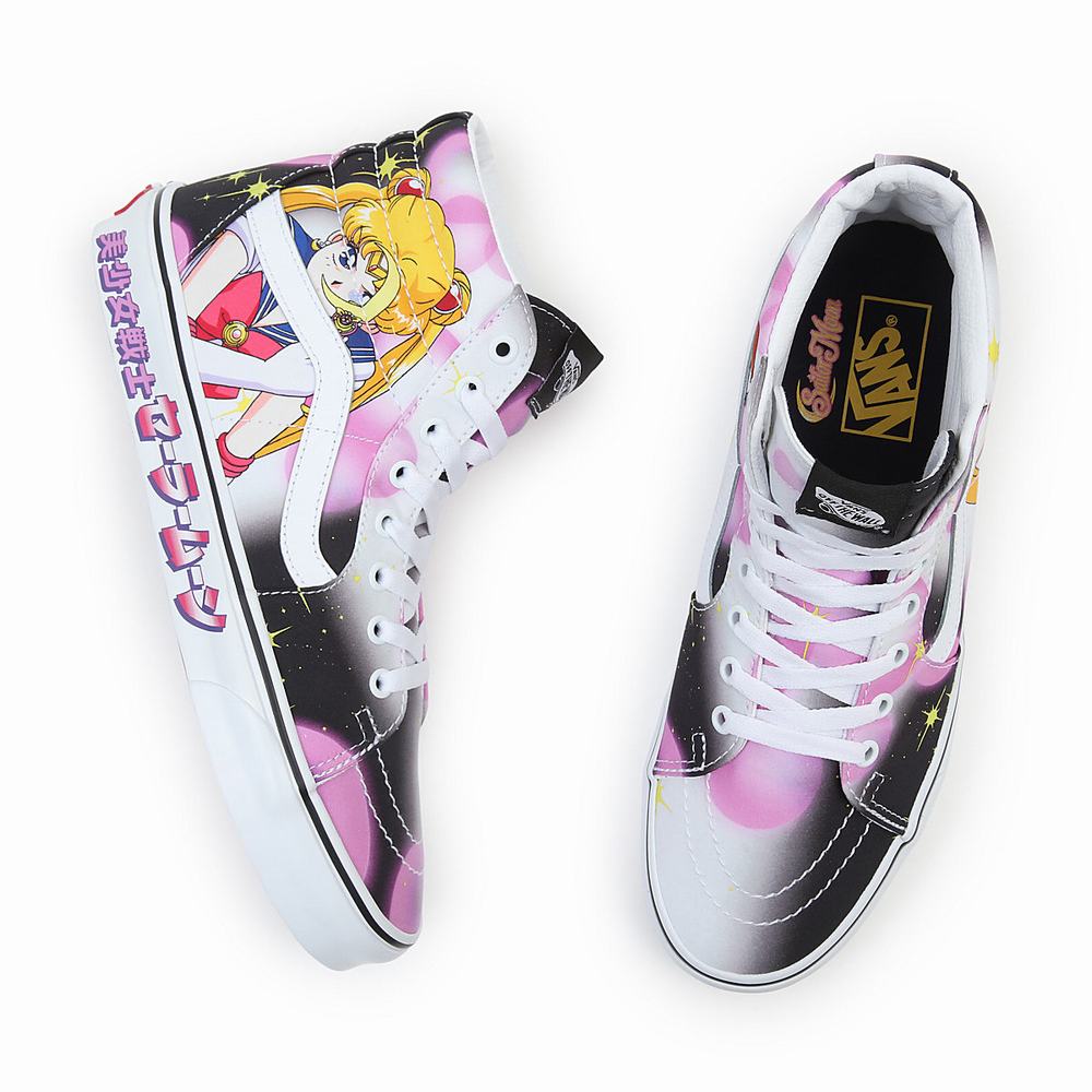 Tenis Botas Vans X Pretty Guardian Sailor Moon Sk8-Hi Hombre Multicolor | UKG071498