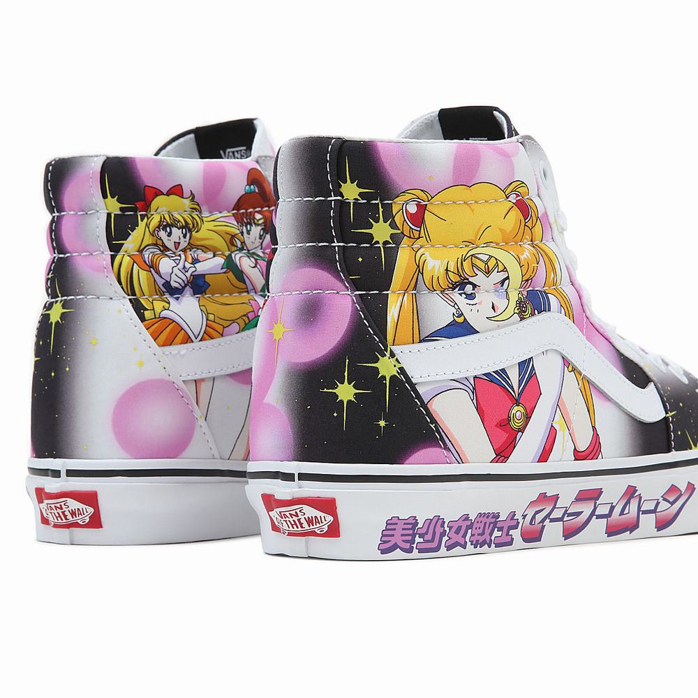 Tenis Botas Vans X Pretty Guardian Sailor Moon Sk8-Hi Hombre Multicolor | UKG071498