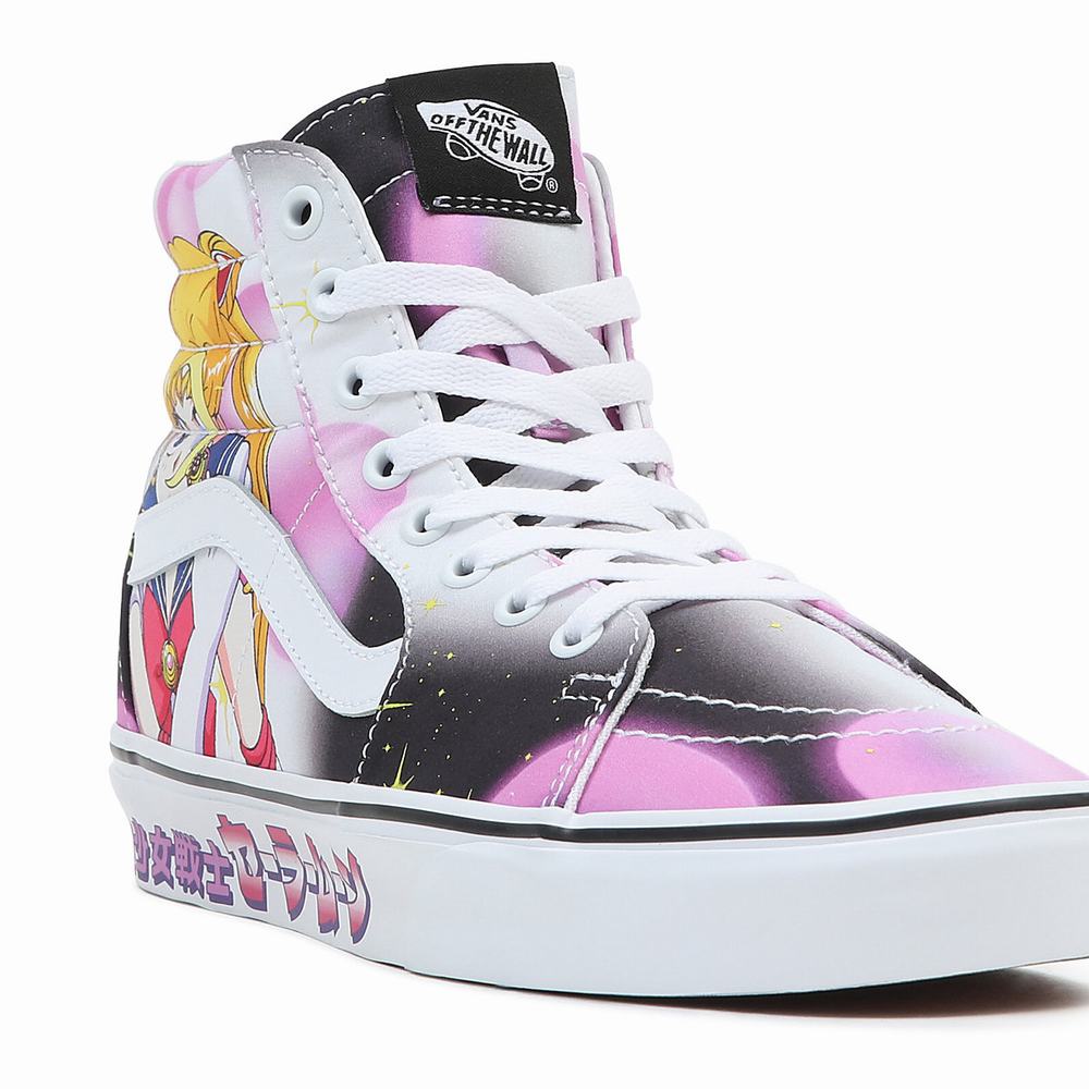 Tenis Botas Vans X Pretty Guardian Sailor Moon Sk8-Hi Hombre Multicolor | UKG071498