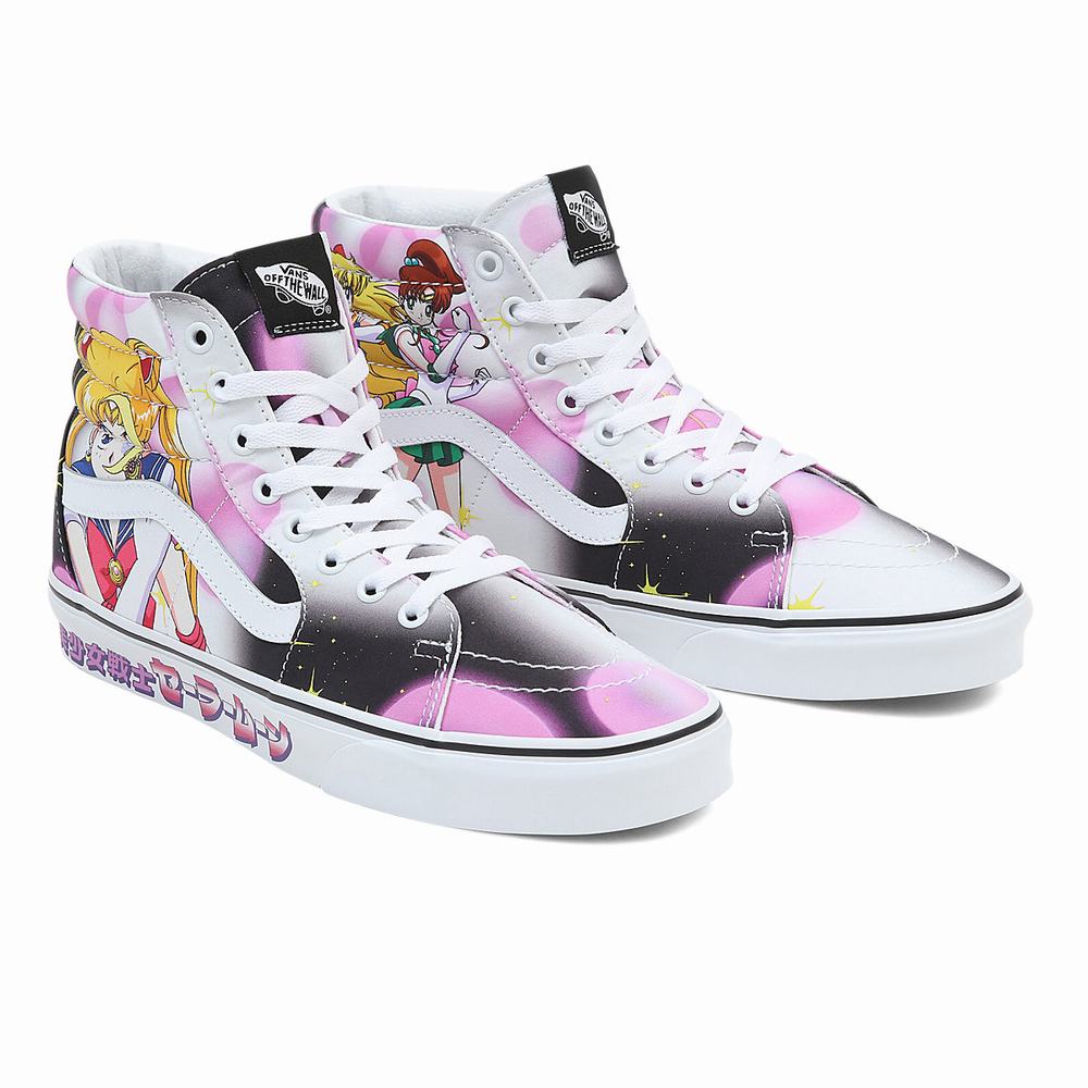 Tenis Botas Vans X Pretty Guardian Sailor Moon Sk8-Hi Hombre Multicolor | UKG071498