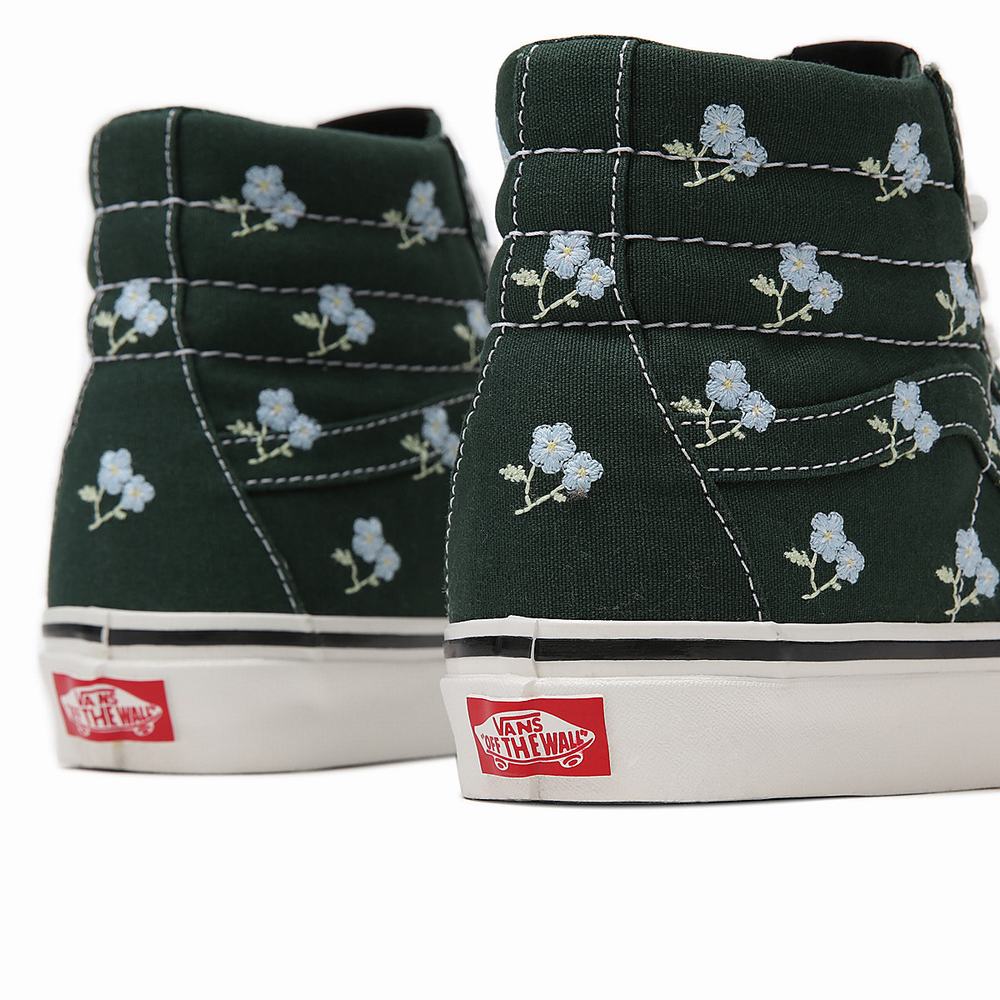 Tenis Botas Vans X Sandy Liang Sk8-Hi 38 DX Mujer Verde | GCY718650