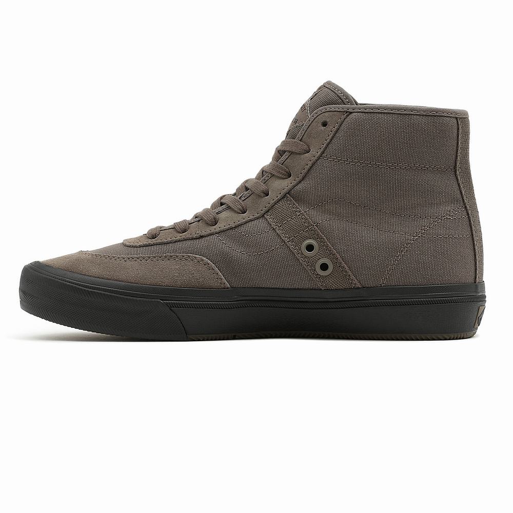 Tenis Botas Vans x Gilbert Crockett High Hombre Gris | AJZ190362