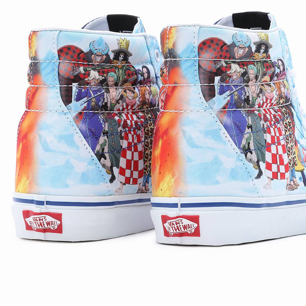 Tenis Botas Vans x One Piece Sk8-Hi Hombre Multicolor | DZJ216487