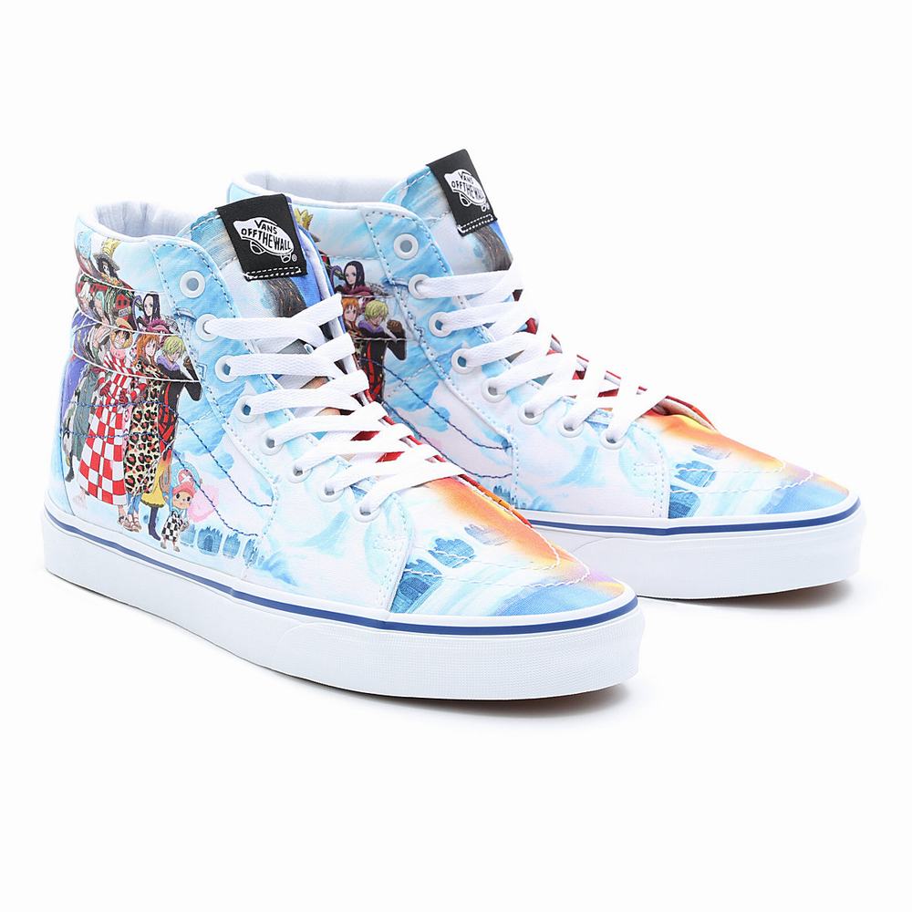 Tenis Botas Vans x One Piece Sk8-Hi Hombre Multicolor | DZJ216487