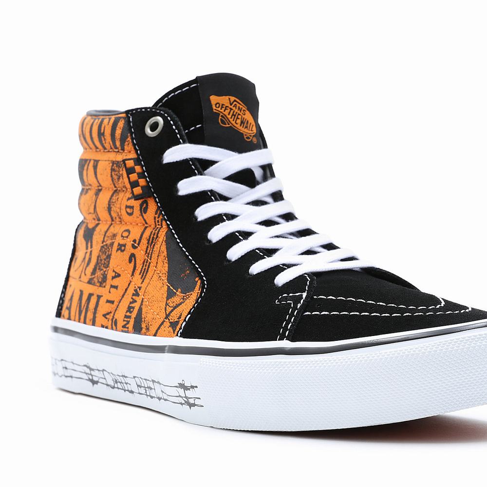 Tenis Botas Vans x One Piece Skate Sk8-Hi Hombre Naranjas | ZRY157346