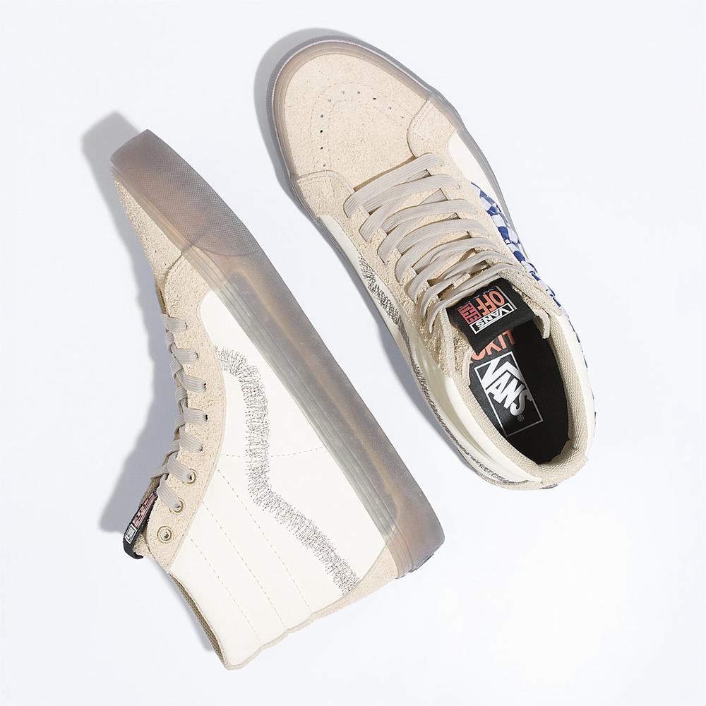 Tenis Botas Vans x Rokit Sk8-Hi 38 DX Mujer Beige | YUI745162