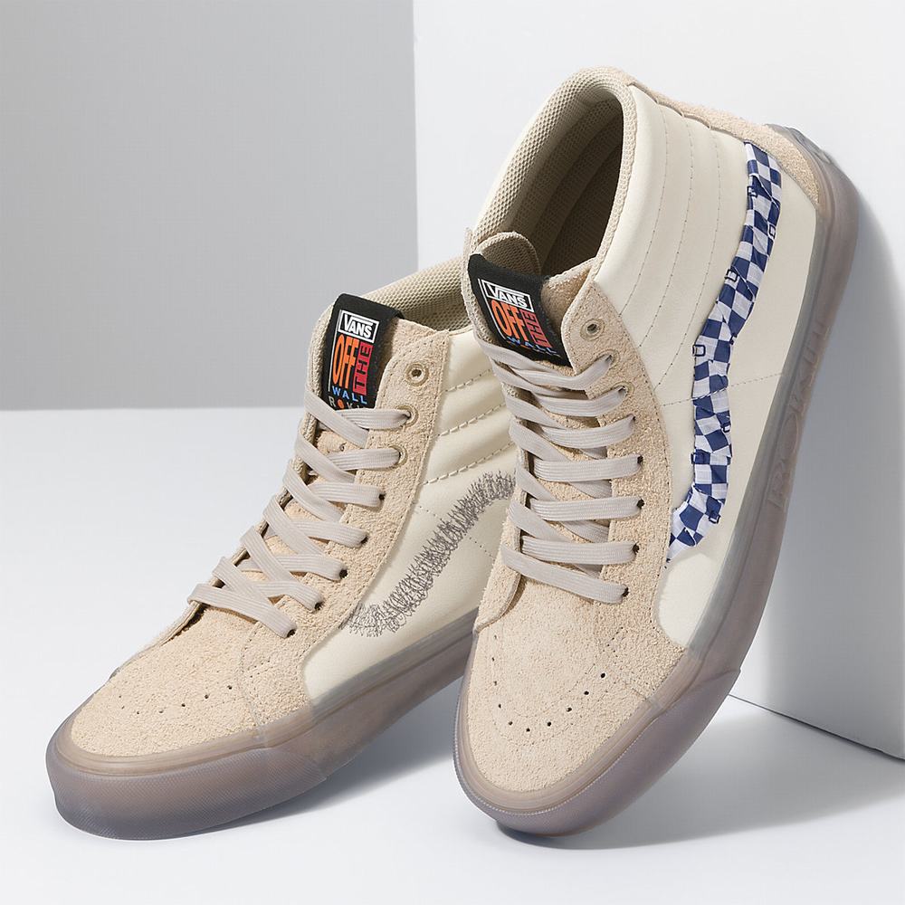 Tenis Botas Vans x Rokit Sk8-Hi 38 DX Mujer Beige | YUI745162