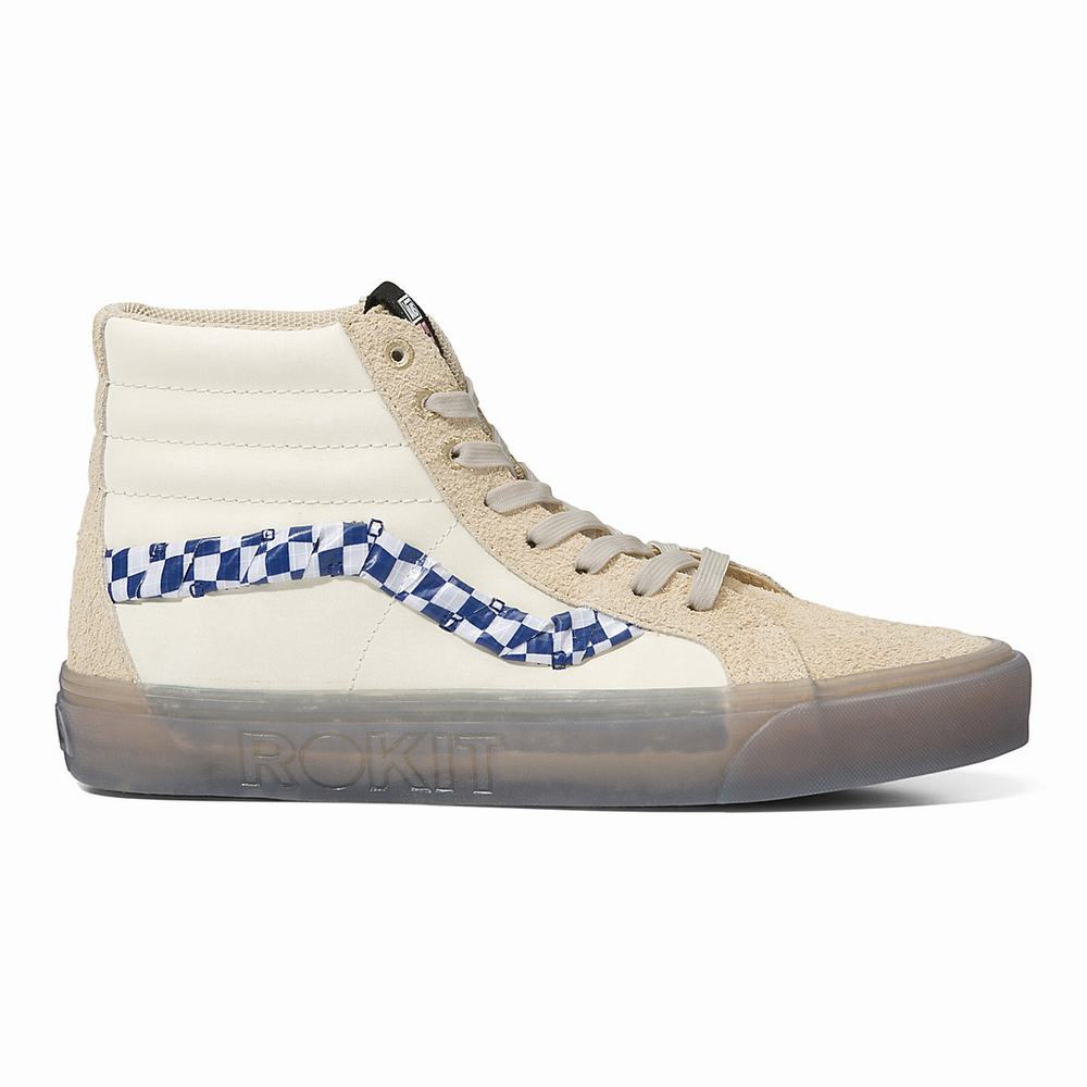 Tenis Botas Vans x Rokit Sk8-Hi 38 DX Mujer Beige | YUI745162