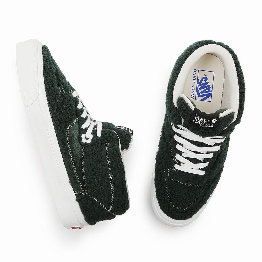 Tenis Botas Vans x Sandy Liang Half Cab 33 DX Hombre Verde | PCW594376