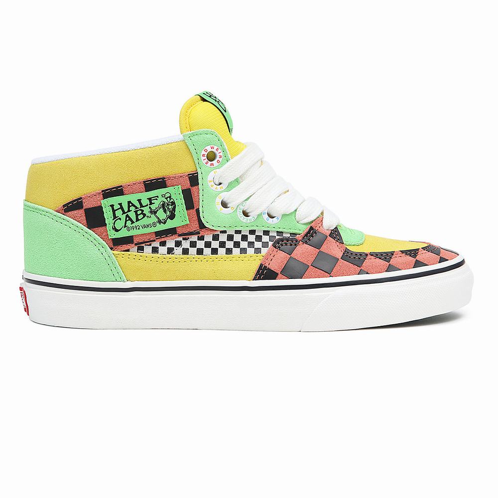 Tenis Botas Vans x Tierra Whack Half Cab Mujer Negras/Blancas | OBQ817620