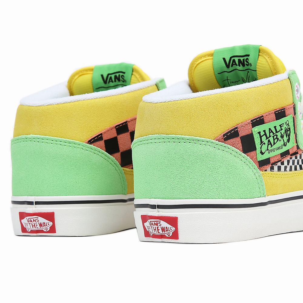 Tenis Botas Vans x Tierra Whack Half Cab Mujer Negras/Blancas | OBQ817620