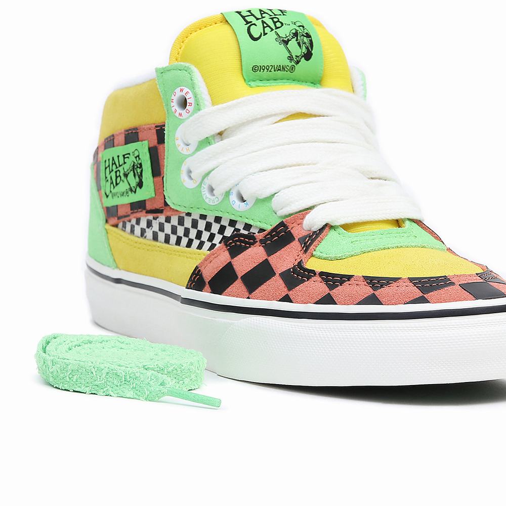 Tenis Botas Vans x Tierra Whack Half Cab Mujer Negras/Blancas | OBQ817620