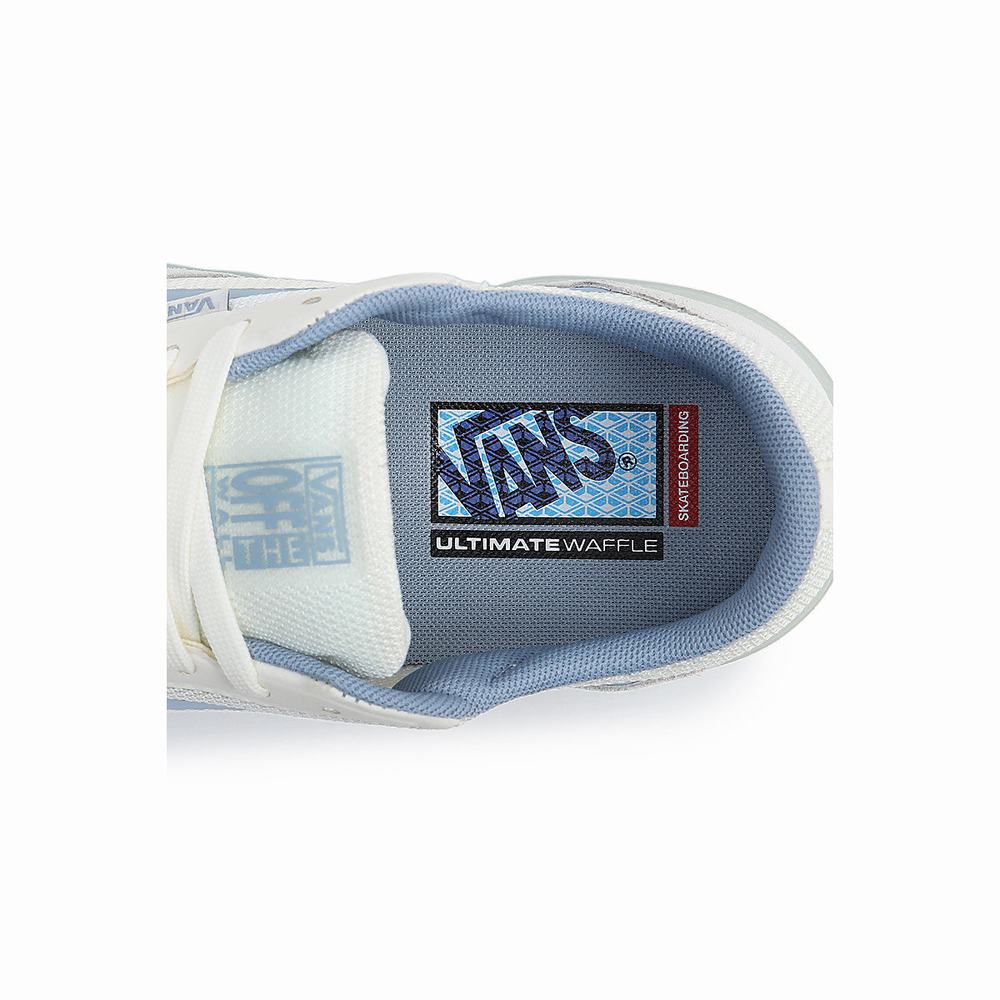 Tenis Skate Vans AVE Mujer Blancas | ALI973685