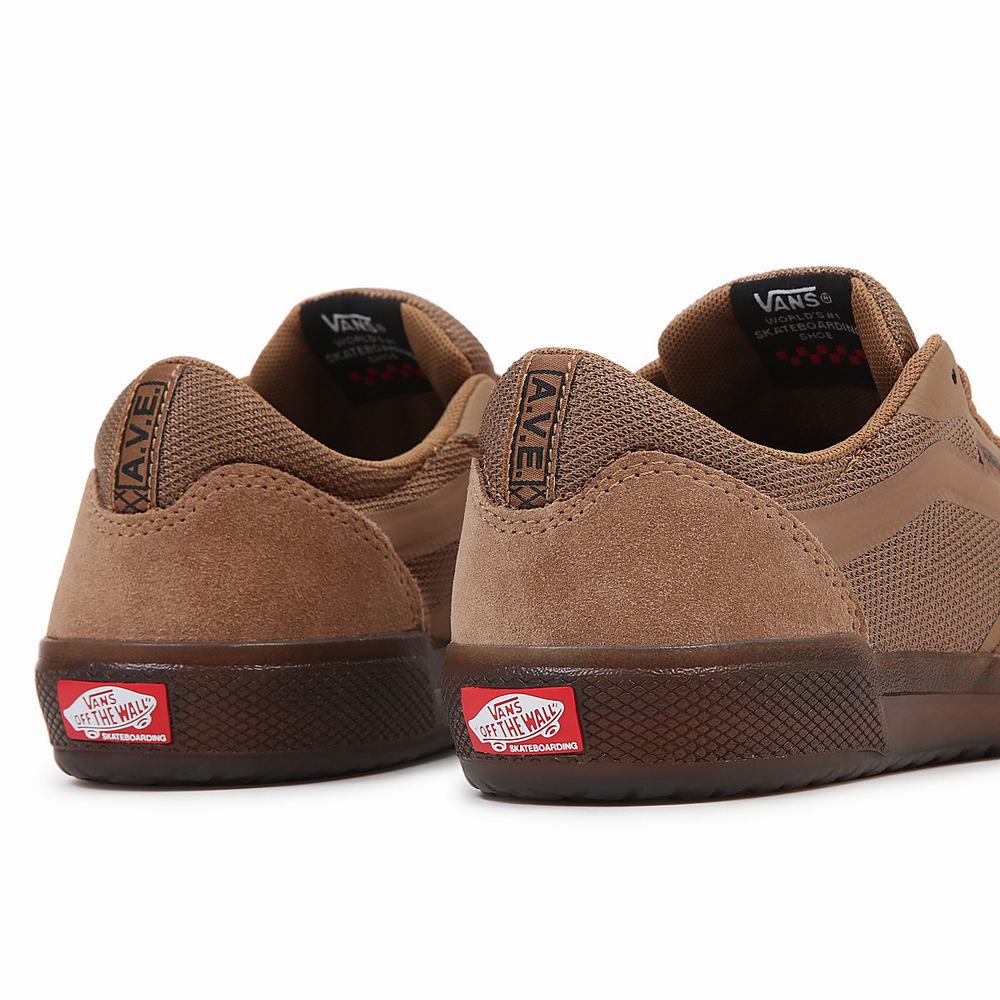 Tenis Skate Vans AVE Mujer Marrones | SYO143506