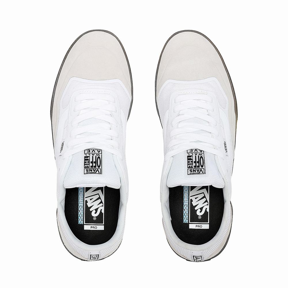 Tenis Skate Vans Ave Pro Hombre Blancas | BDY591470