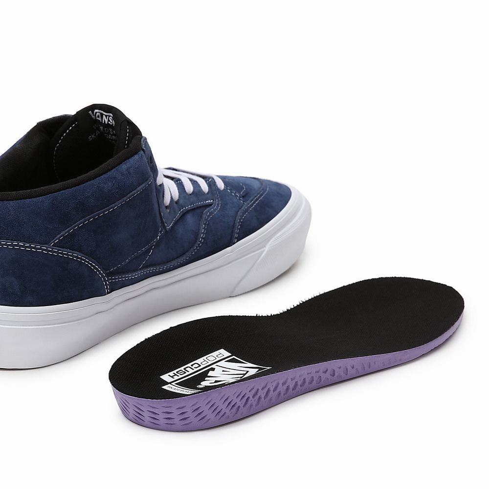 Tenis Skate Vans Half Cab '92 Hombre Azules | SPI412759