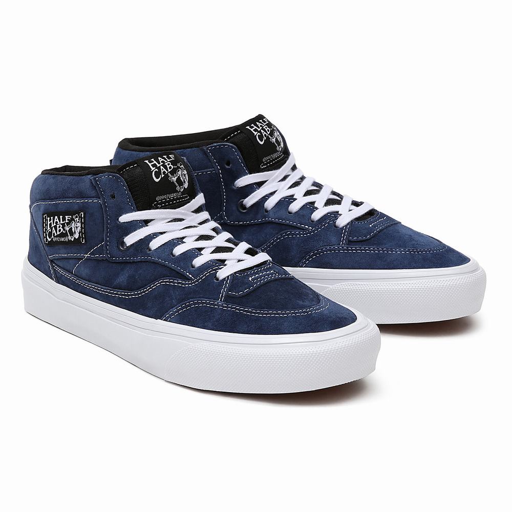 Tenis Skate Vans Half Cab \'92 Hombre Azules | SPI412759