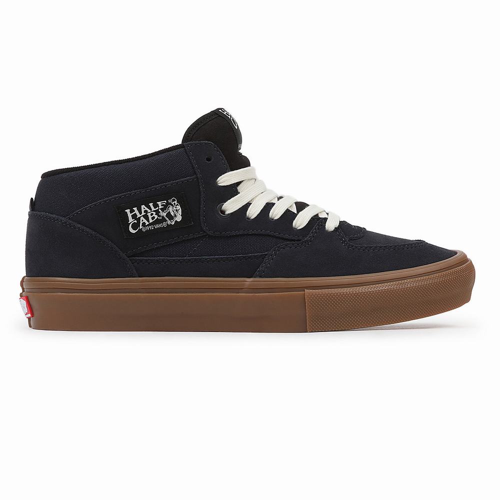 Tenis Skate Vans Half Cab Hombre Azules | YXS729460