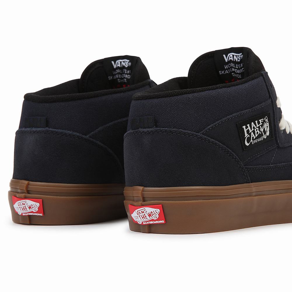 Tenis Skate Vans Half Cab Hombre Azules | YXS729460