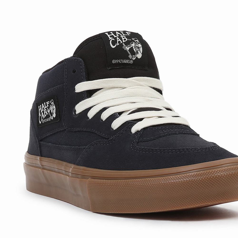 Tenis Skate Vans Half Cab Hombre Azules | YXS729460