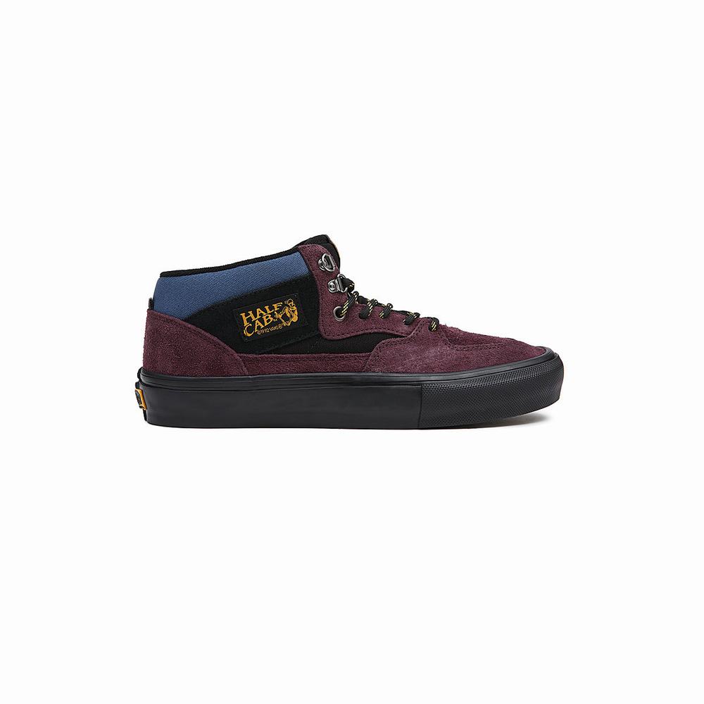 Tenis Skate Vans Half Cab Hombre Moradas | LWE942706