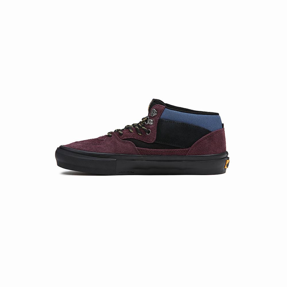 Tenis Skate Vans Half Cab Hombre Moradas | LWE942706