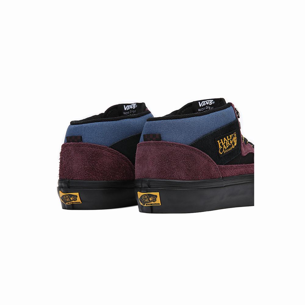 Tenis Skate Vans Half Cab Hombre Moradas | LWE942706