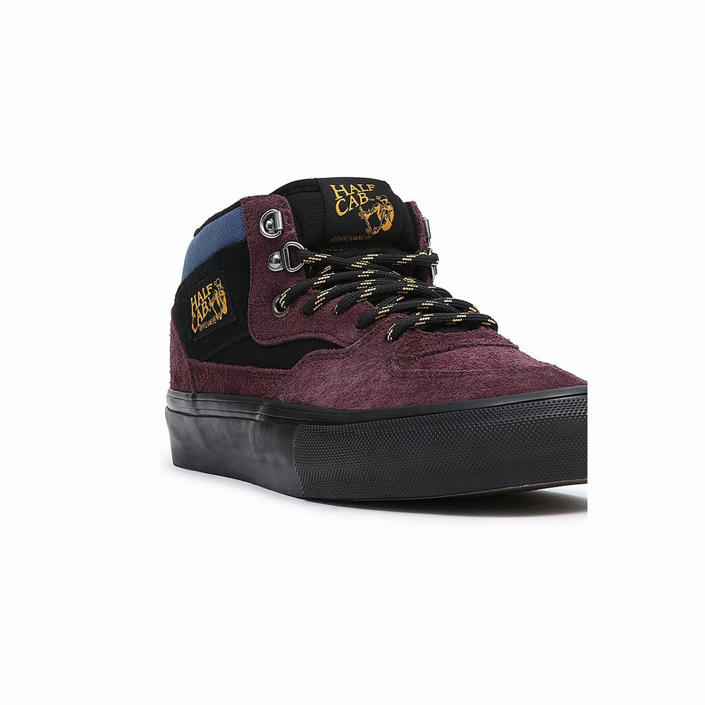 Tenis Skate Vans Half Cab Hombre Moradas | LWE942706