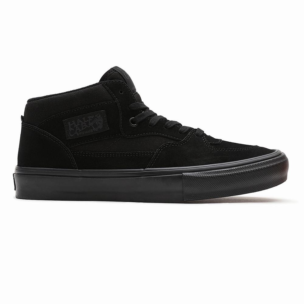 Tenis Skate Vans Half Cab Hombre Negras | BEK975481