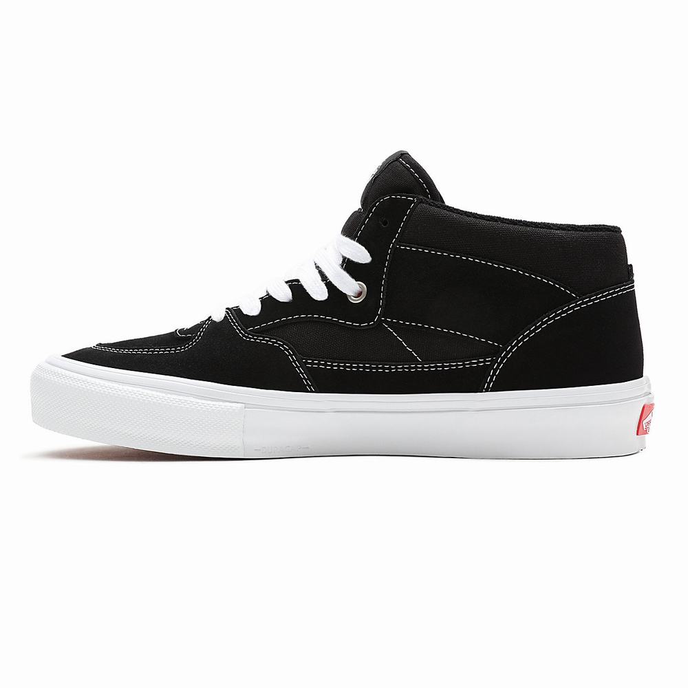 Tenis Skate Vans Half Cab Hombre Negras | CQS726041