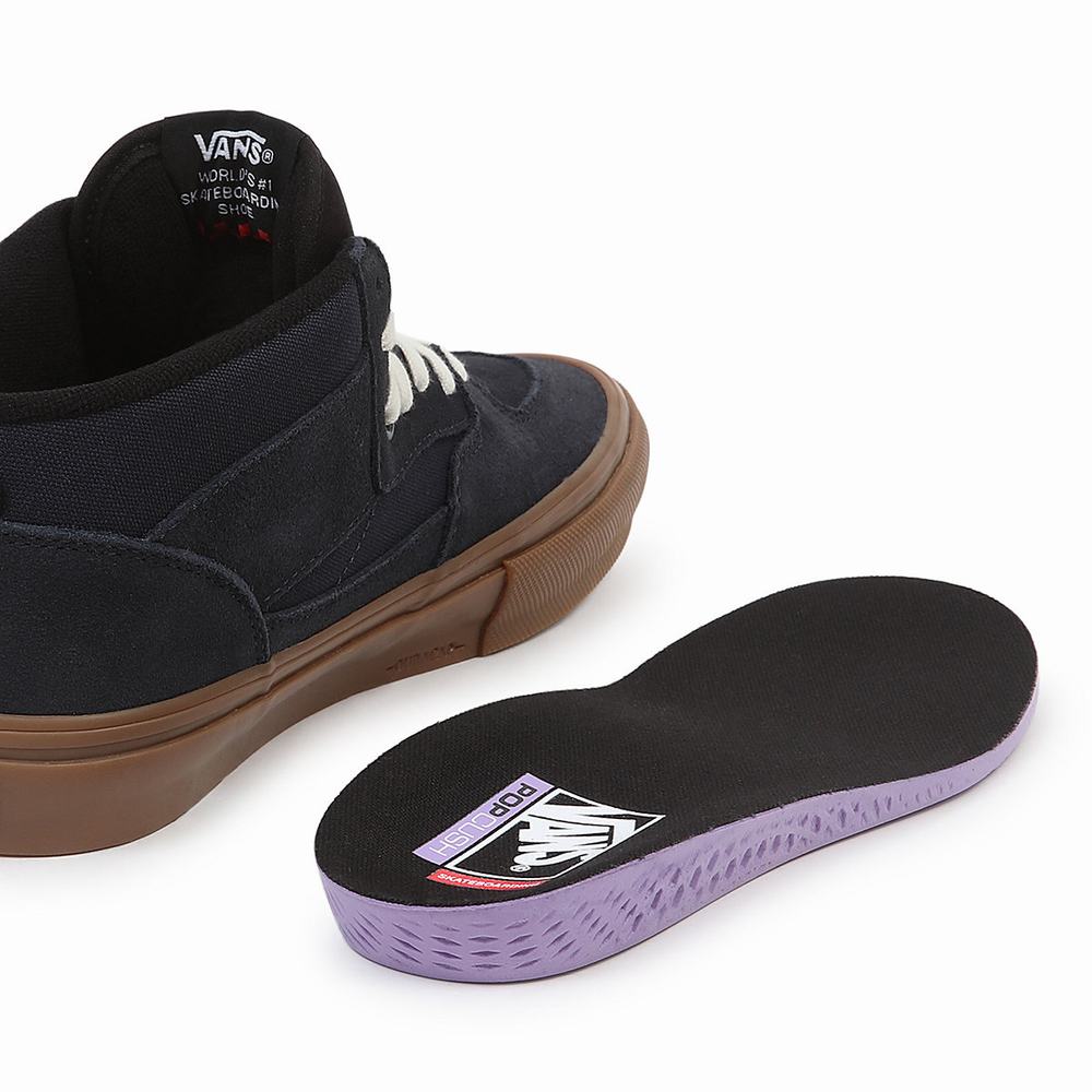 Tenis Skate Vans Half Cab Mujer Azules | FIG684792