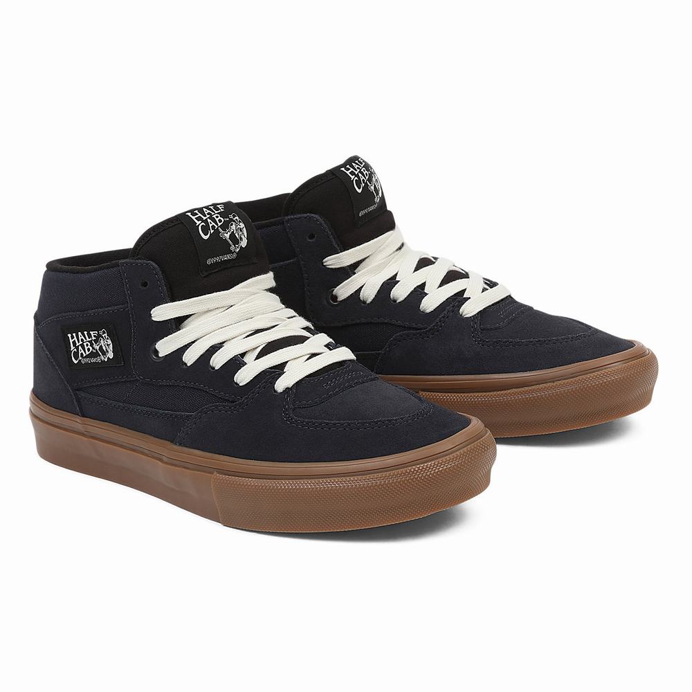 Tenis Skate Vans Half Cab Mujer Azules | FIG684792