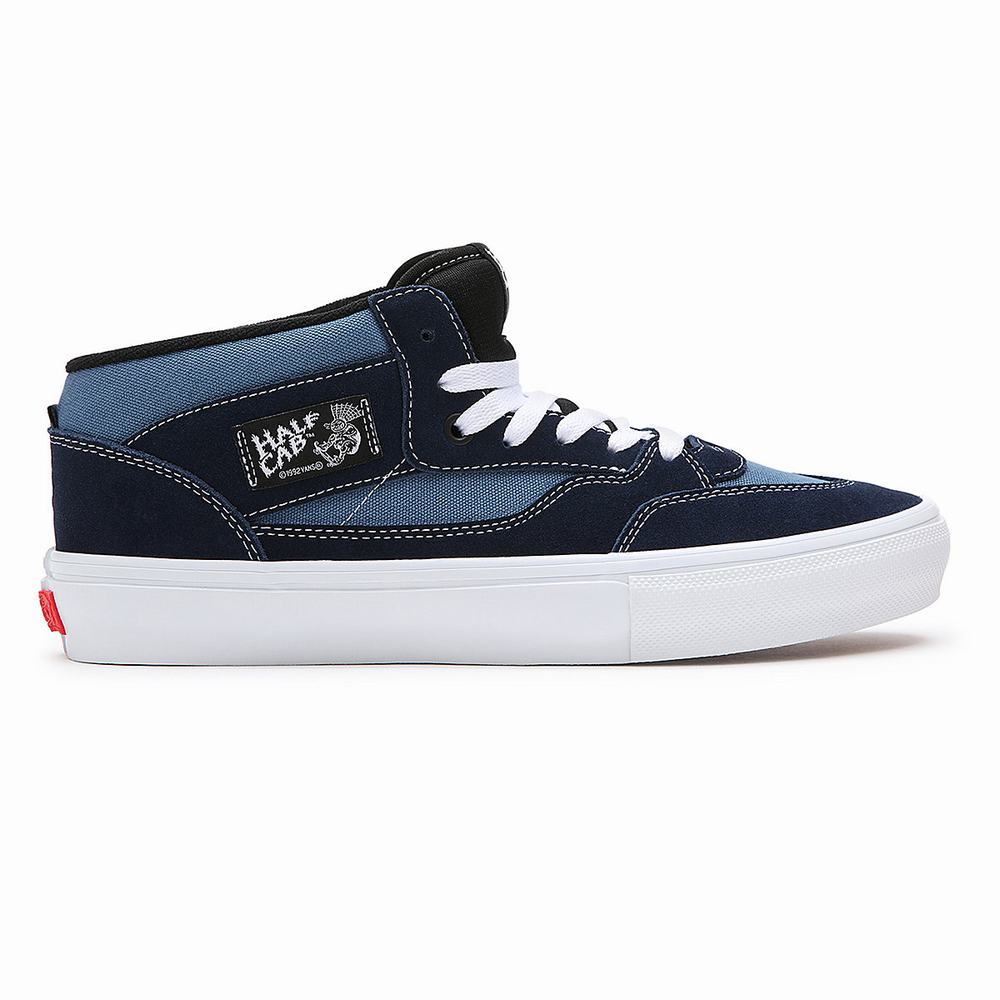 Tenis Skate Vans Mike Gigliotti Skate Half Cab 92 VCU Mujer Azul Marino | PFD384925