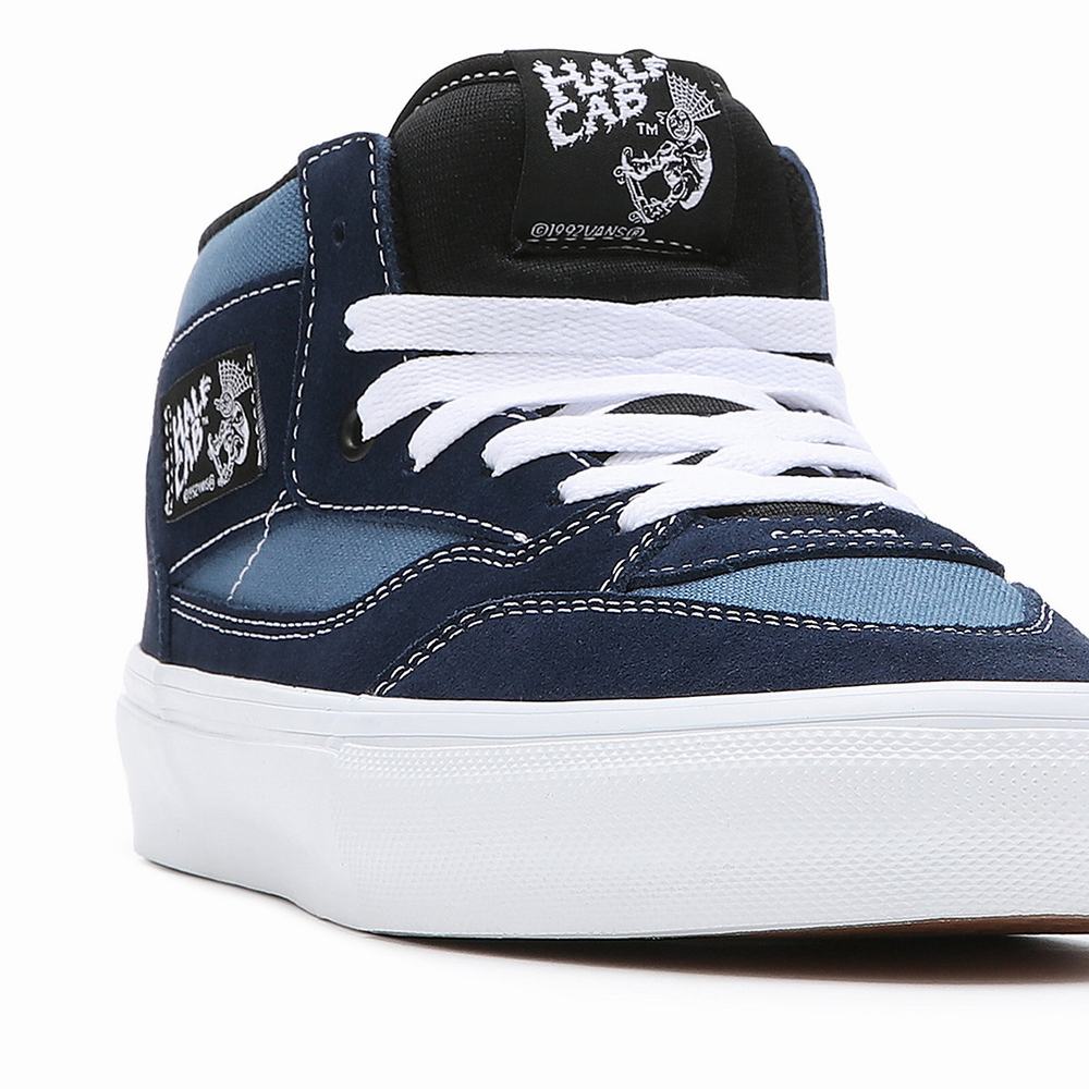 Tenis Skate Vans Mike Gigliotti Skate Half Cab 92 VCU Mujer Azul Marino | PFD384925