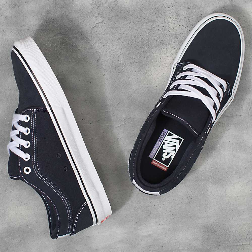 Tenis Skate Vans Skate Chukka Hombre Azul Marino | ZBC819306