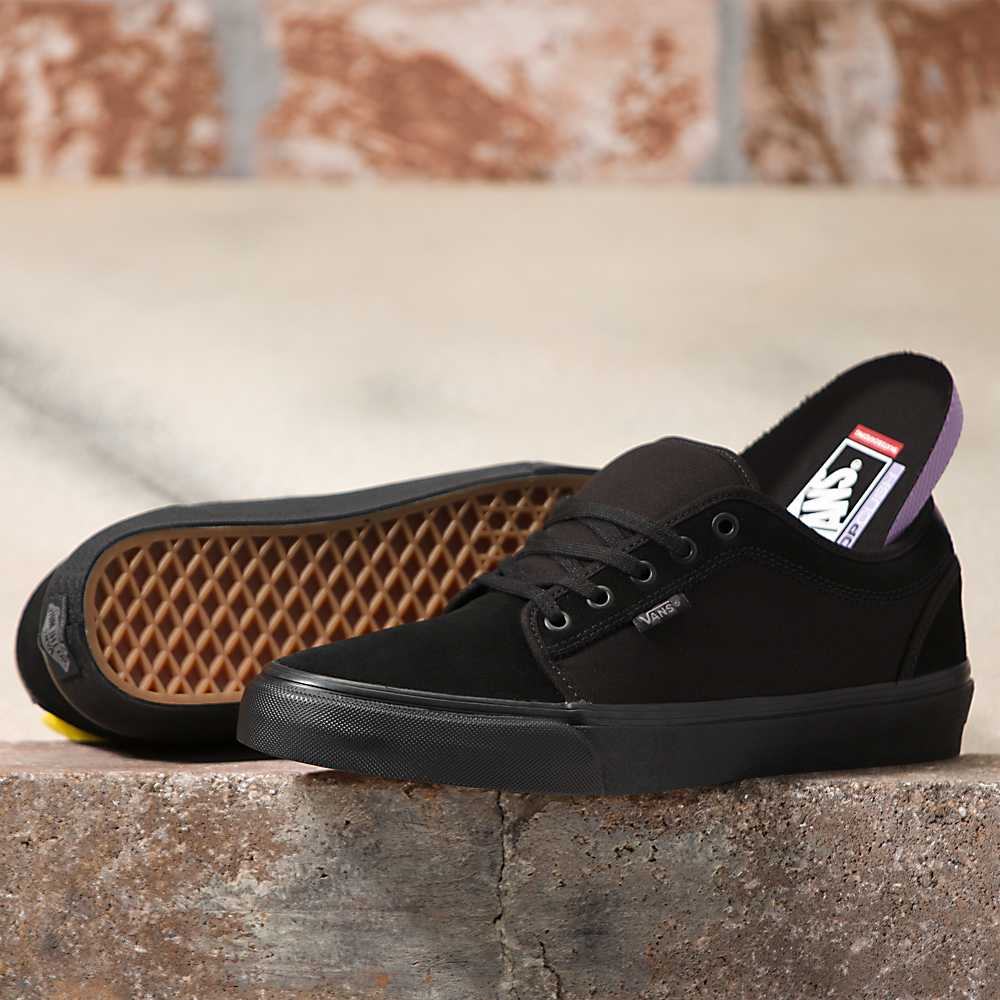 Tenis Skate Vans Skate Chukka Hombre Negras | CFG609187