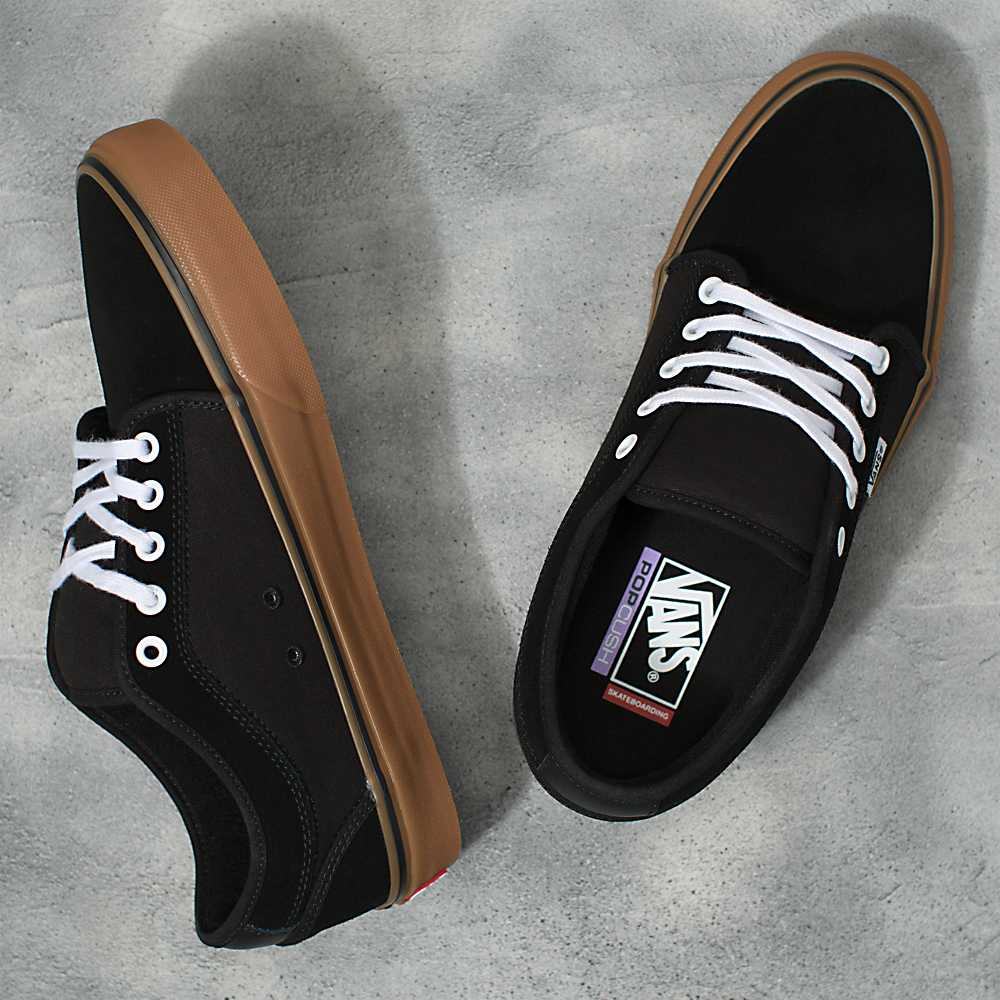 Tenis Skate Vans Skate Chukka Hombre Negras | SAT062958