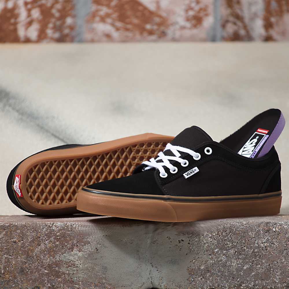 Tenis Skate Vans Skate Chukka Hombre Negras | SAT062958