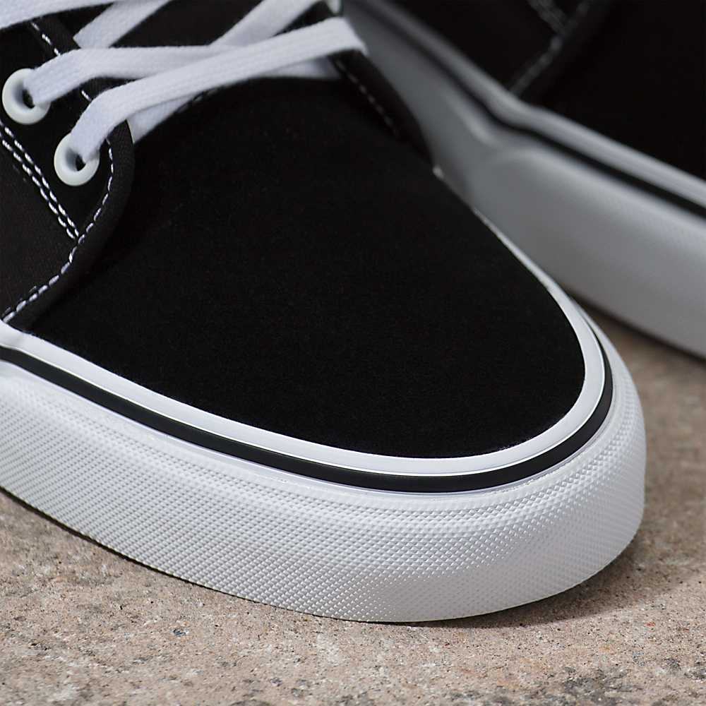 Tenis Skate Vans Skate Chukka Hombre Negras/Blancas | STL759306