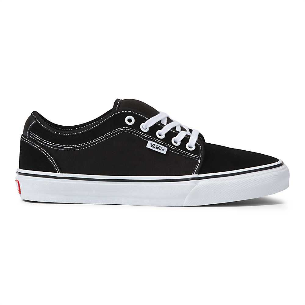 Tenis Skate Vans Skate Chukka Hombre Negras/Blancas | STL759306