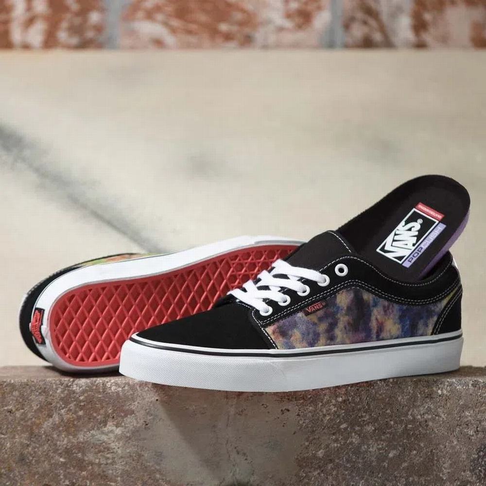 Tenis Skate Vans Skate Chukka Hombre Negras/Azules | XIF204386