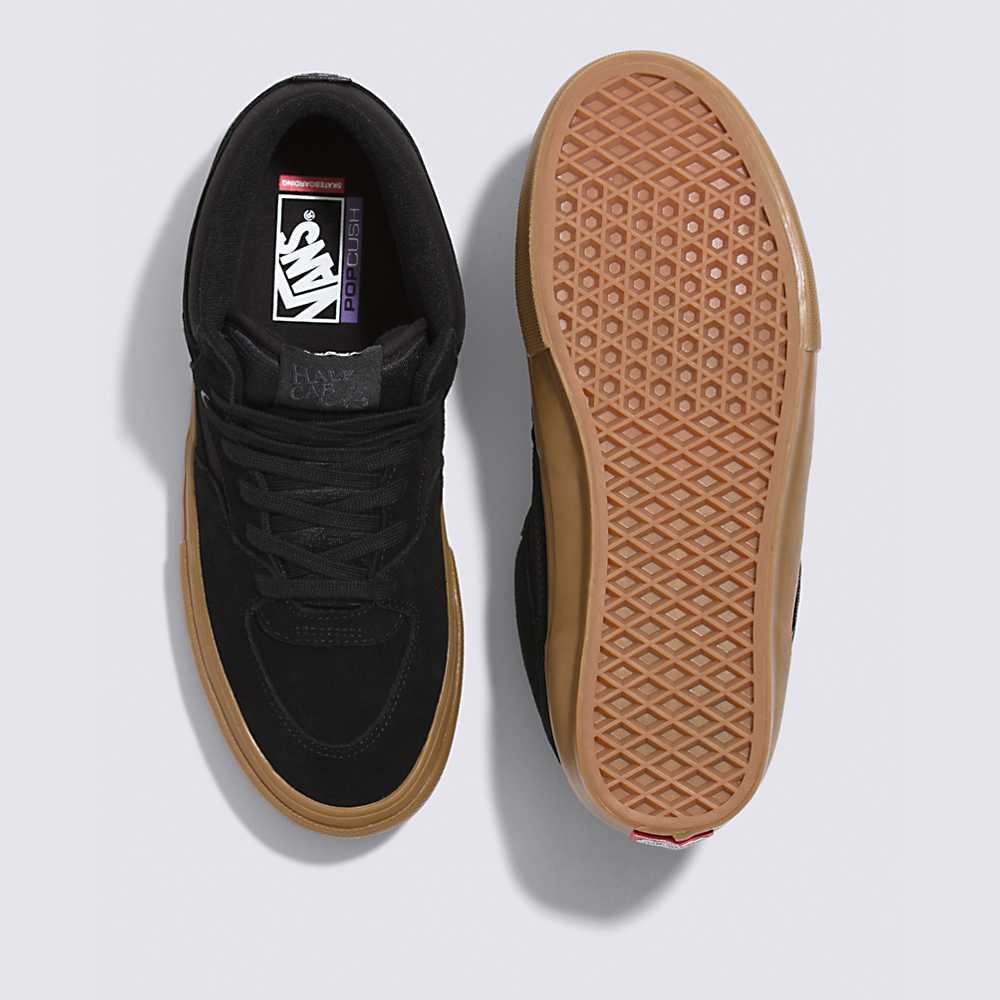 Tenis Skate Vans Skate Half Cab Hombre Negras | NCK124570