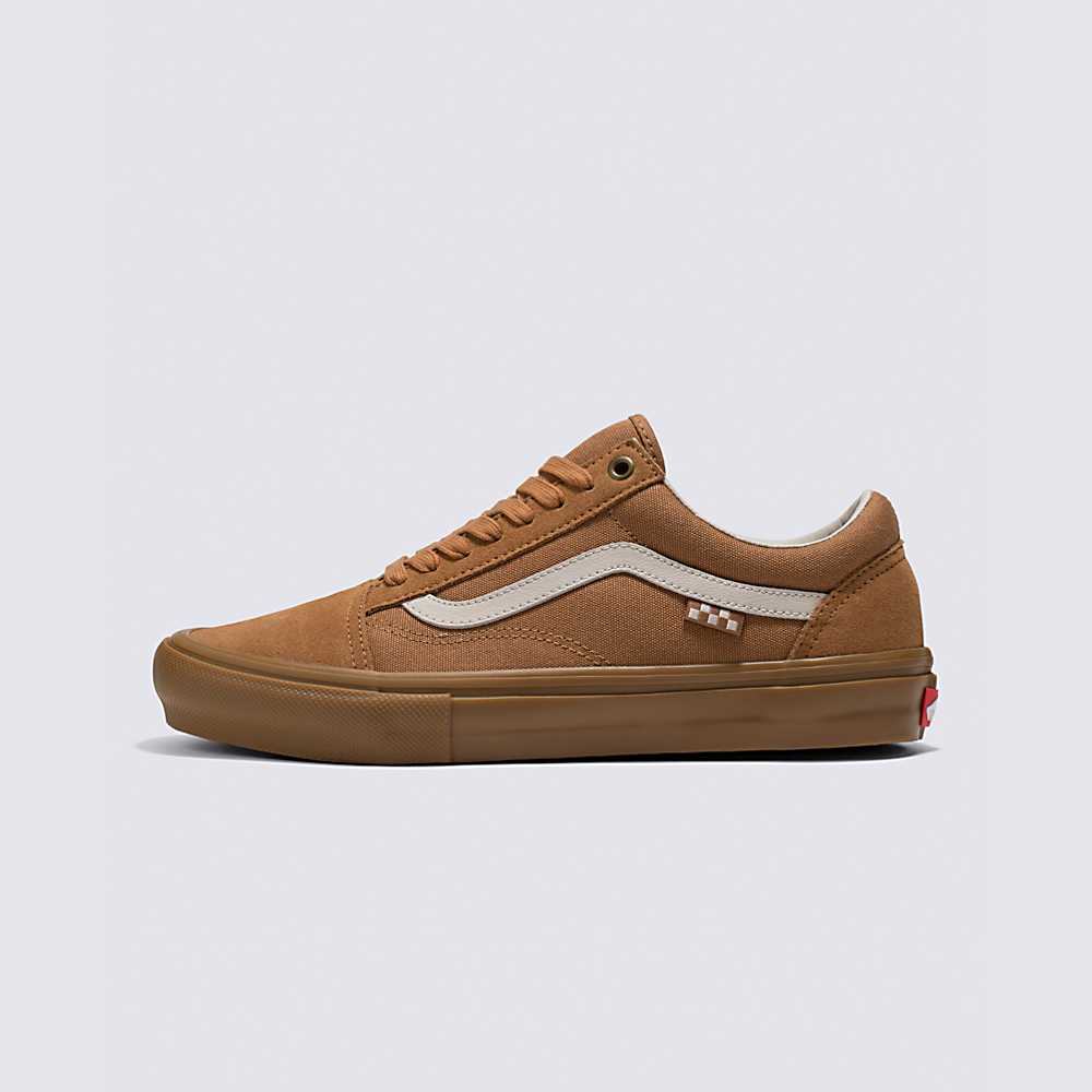 Tenis Skate Vans Skate Old Skool Hombre Marrones Claro | PHD539427