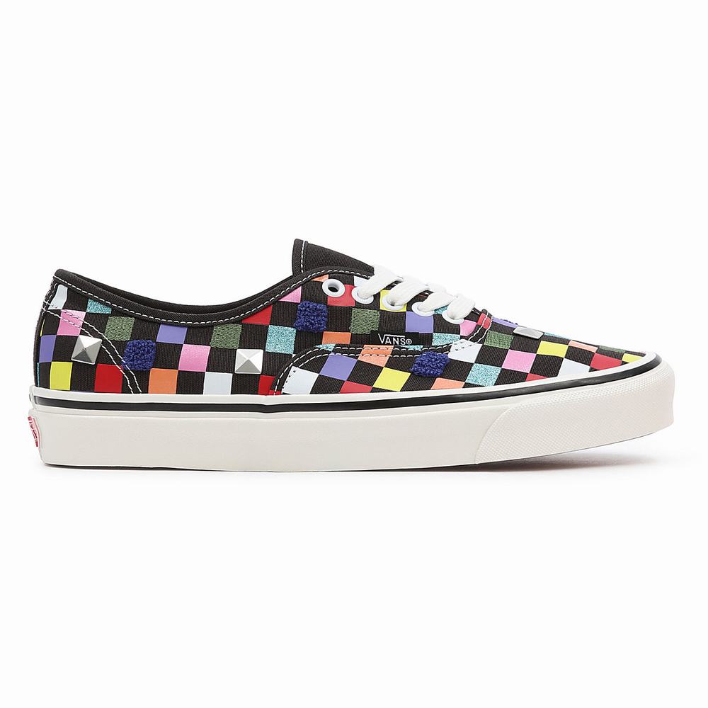 Tenis Vans Anaheim Factory Authentic 44 DX Mujer Negras/Multicolor | AEY458219