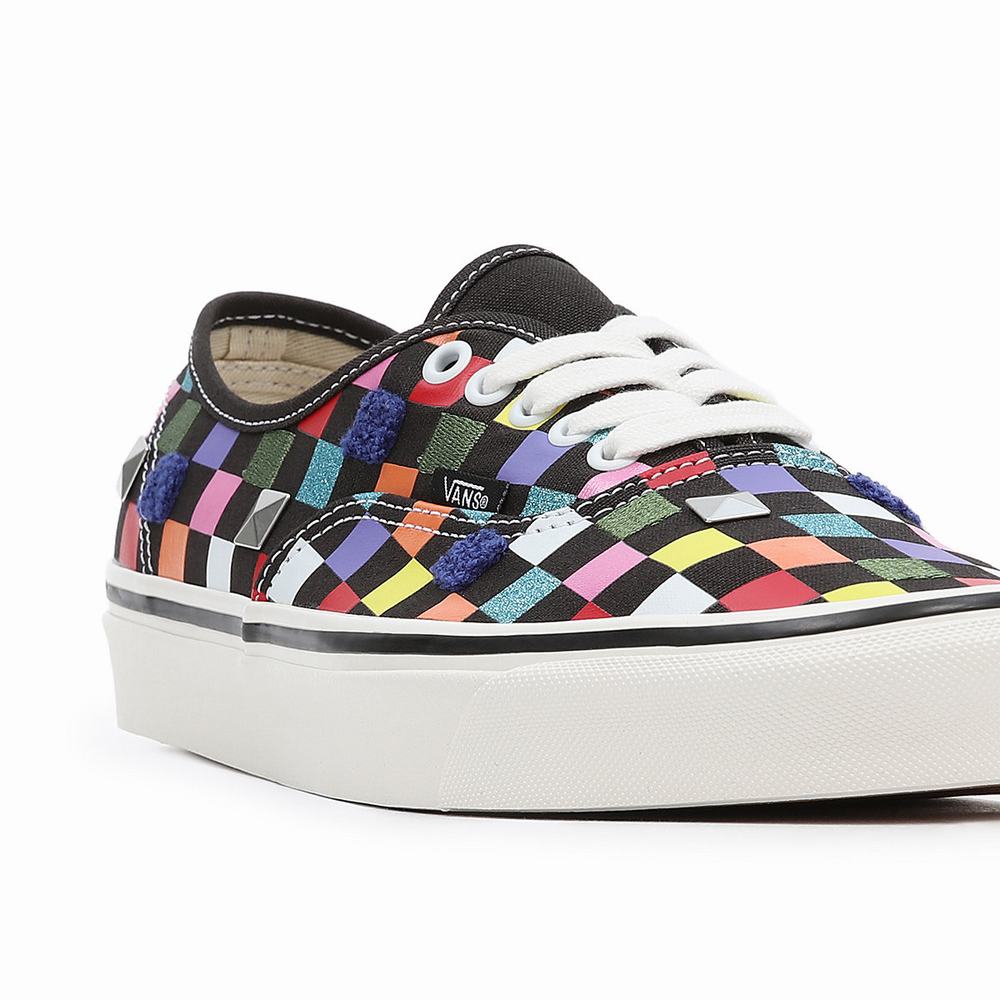 Tenis Vans Anaheim Factory Authentic 44 DX Mujer Negras/Multicolor | AEY458219